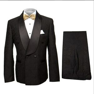 Rossi Man Premium Smoking V Slim Fit Tuxedo XL
